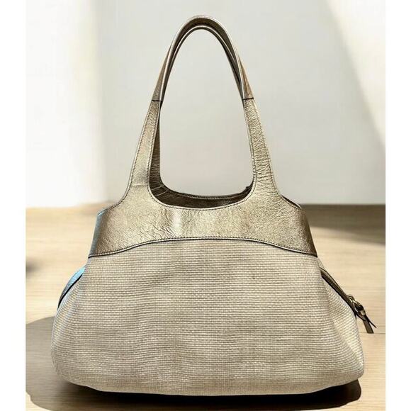 Coach F16584 Lexi Woven Butterfly Shoulder Bag & Matching Wristlet - Picture 3 of 13